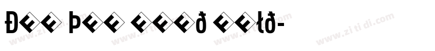DIN Pro Cond Bold字体转换